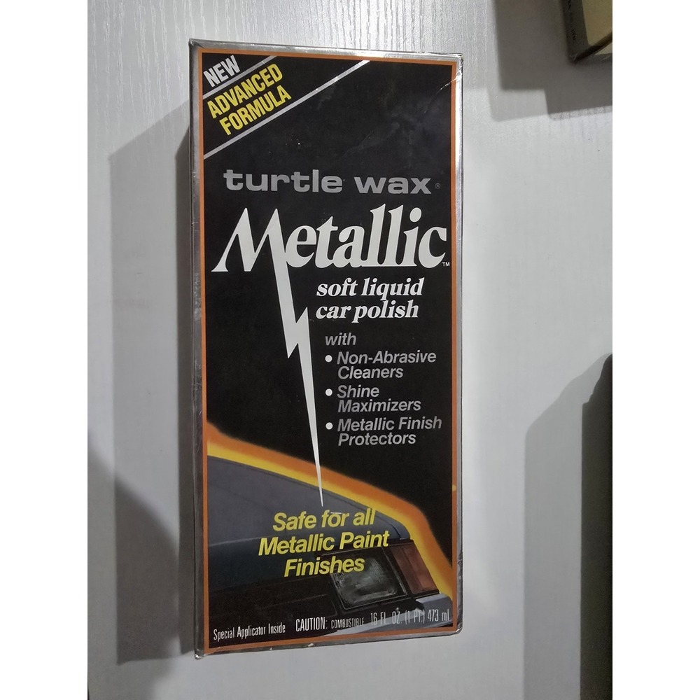 1980s Turtle Wax Metallic Soft Liquid Car Polish
